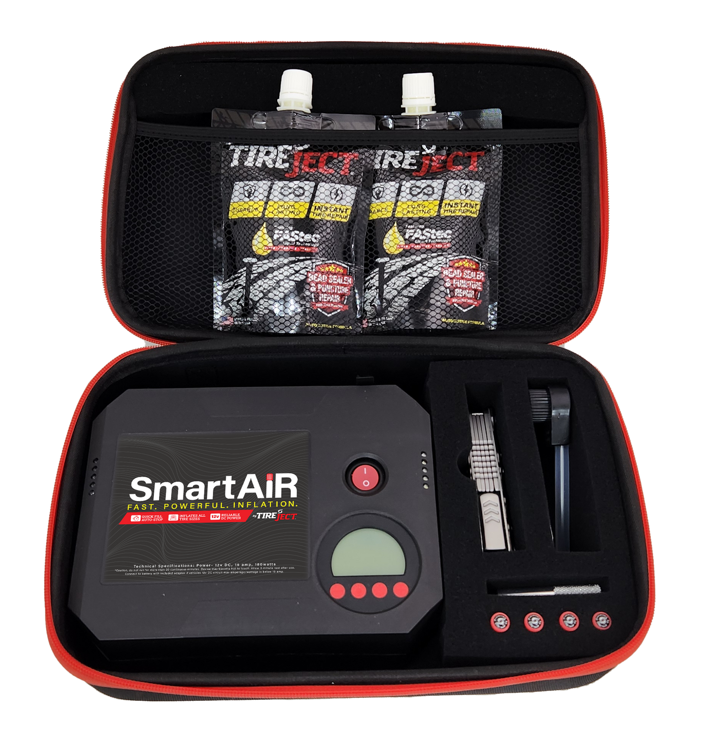 TireJECT Inflator Kit with Instant Tire Repair