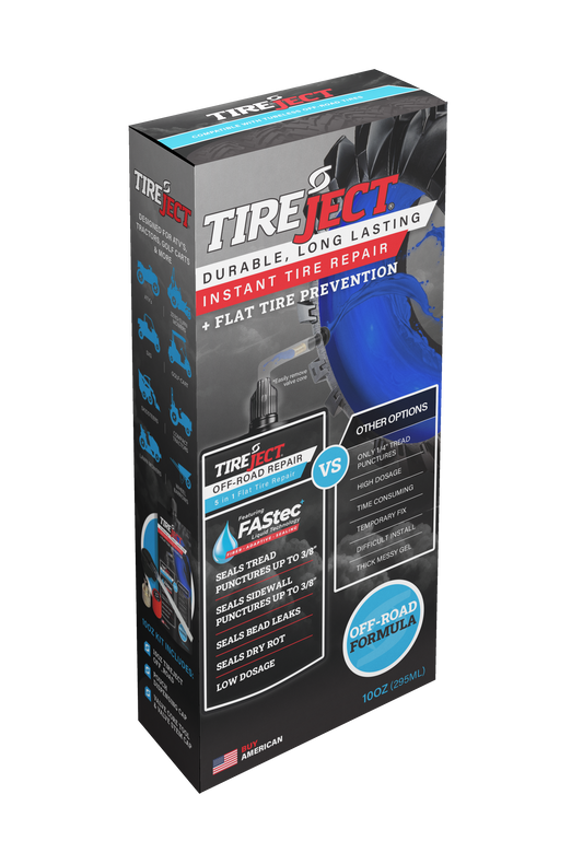 OFF-ROAD Instant Tire Repair Kit (10oz for ATV+SxS+Mower+Golf-cart+etc)